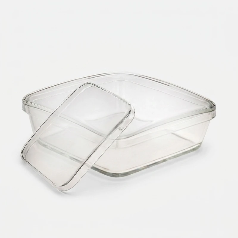 ظرف نگهدارنده لیمون مدل شیشه ای دربدار کد RM2154