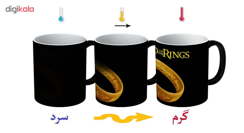 ماگ حرارتی طرح ارباب حلقه ها مدل Movie 00016