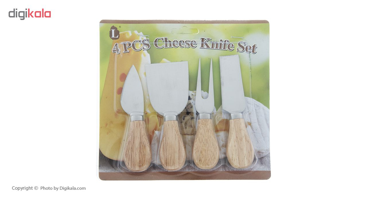 ست 4 پارچه سرو پنیر کد 001