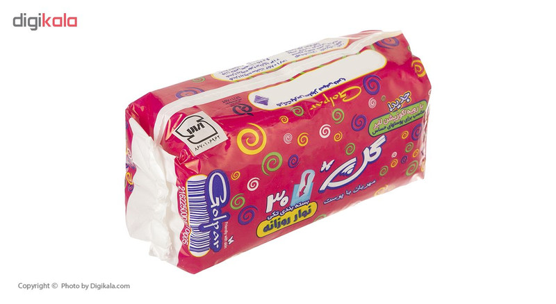 پد بهداشتی روزانه گل پر مدل Kind بسته 30 عددی