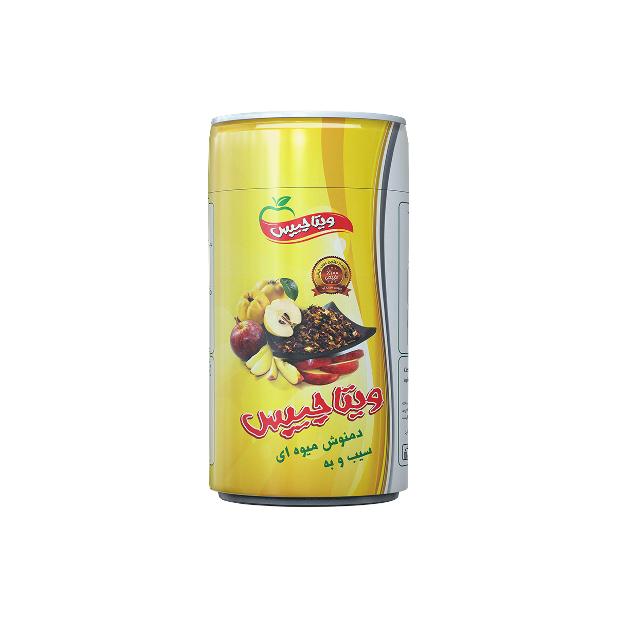 دمنوش میوه‌ای سیب و به ویتاچیپس مقدار 125 گرم