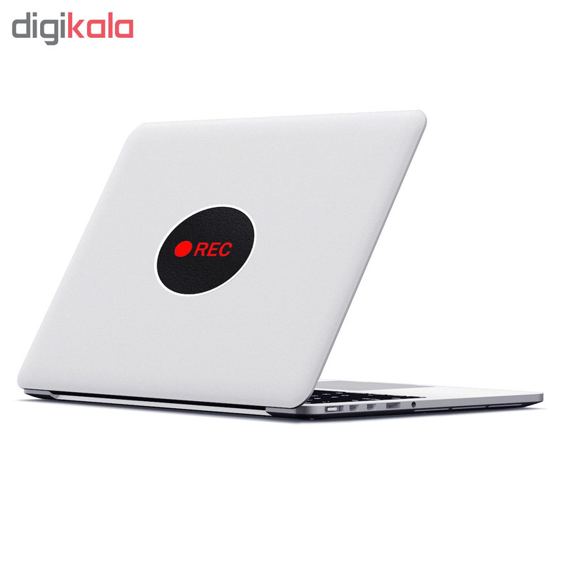 استیکر لپ تاپ ماسا دیزاین طرح رکورد مدل STK223