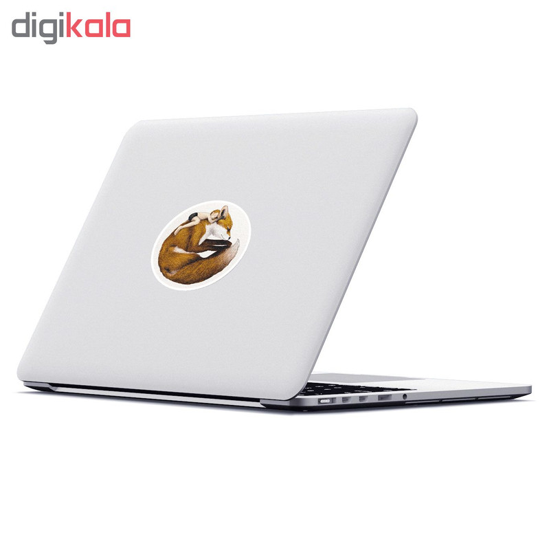 استیکر لپ تاپ ماسا دیزاین طرح روباه مدل STK224