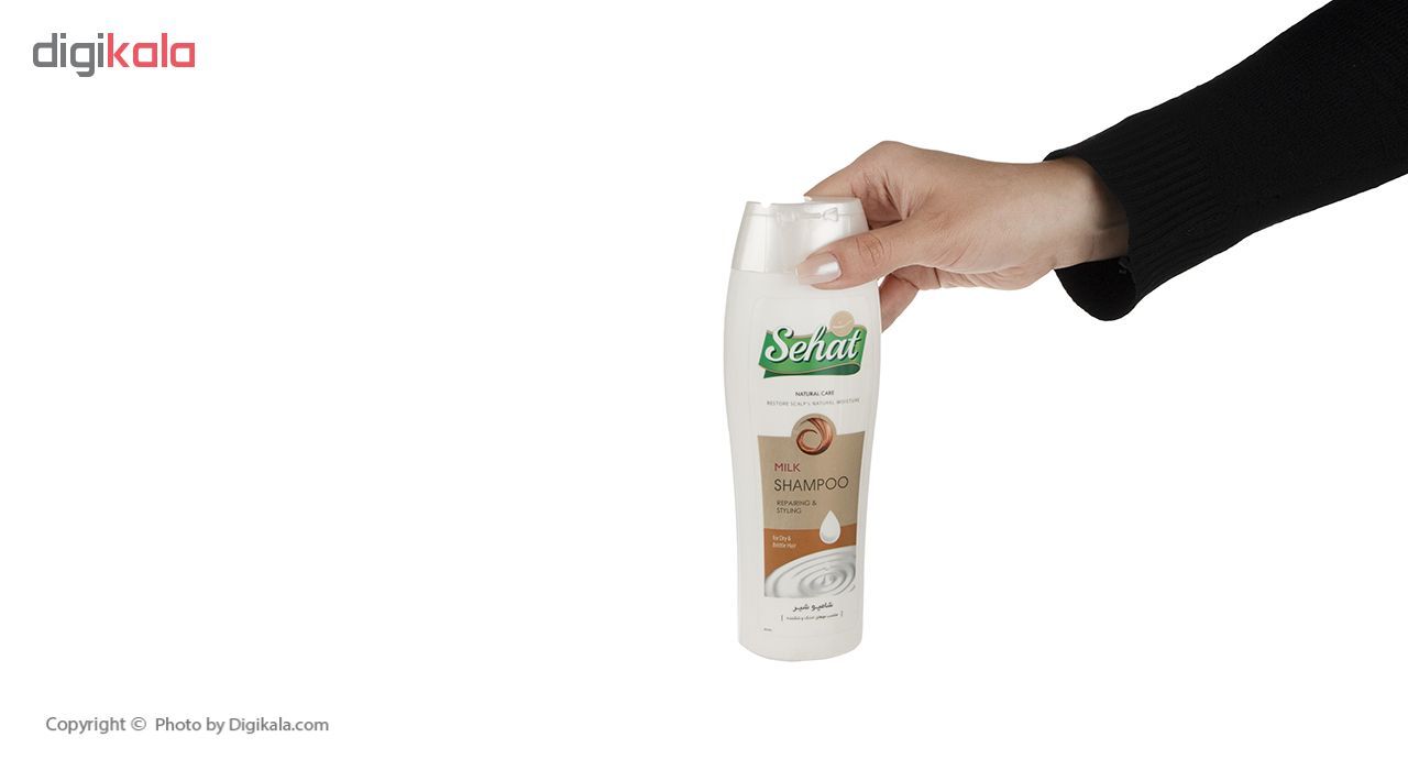 شامپو پروتئینه صحت مدل Milk Shampoo حجم 300 میلی لیتر -  - 6