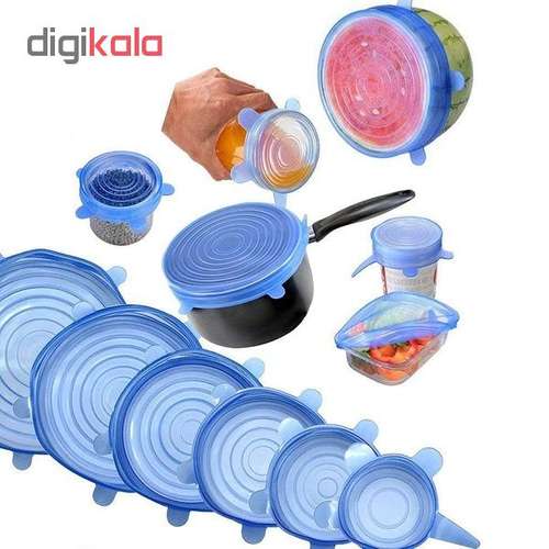 درپوش محافظ غذا مدل A11 بسته 6 عددی