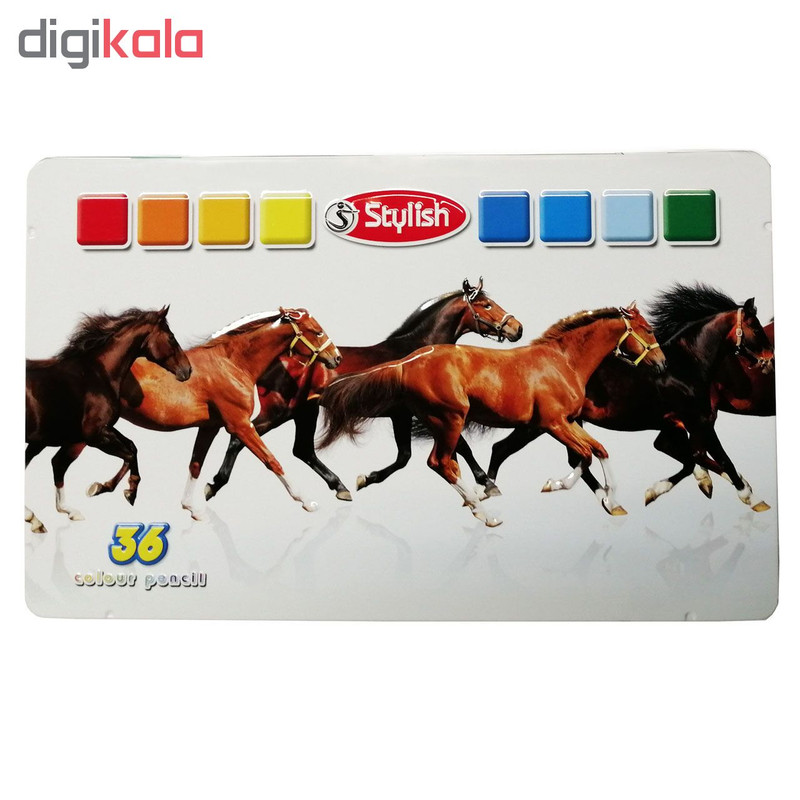 مداد رنگی 36 رنگ استایلیش کد 01