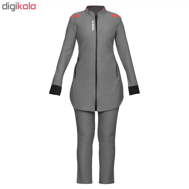 ست گرمکن و شلوار ورزشی زنانه تکنیک پلاس 07 کد GK-122-ZO