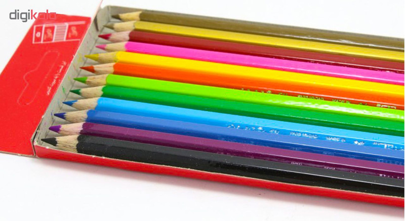 مداد رنگی 12 رنگ لاک پشت ایرانی کد 04