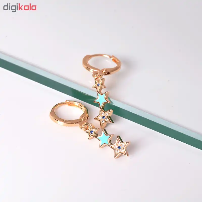 گوشواره زنانه طرح ستاره کد GO1406