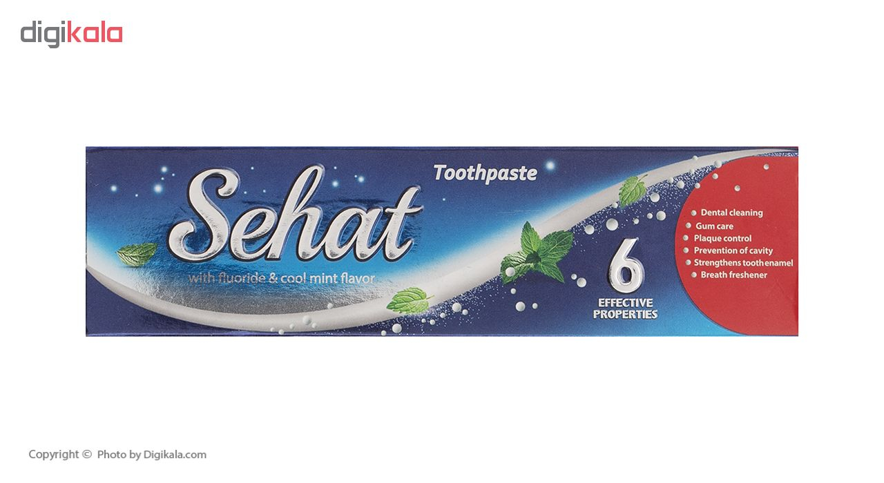 خمیر دندان صحت مدل 6Effective مقدار 120 گرم