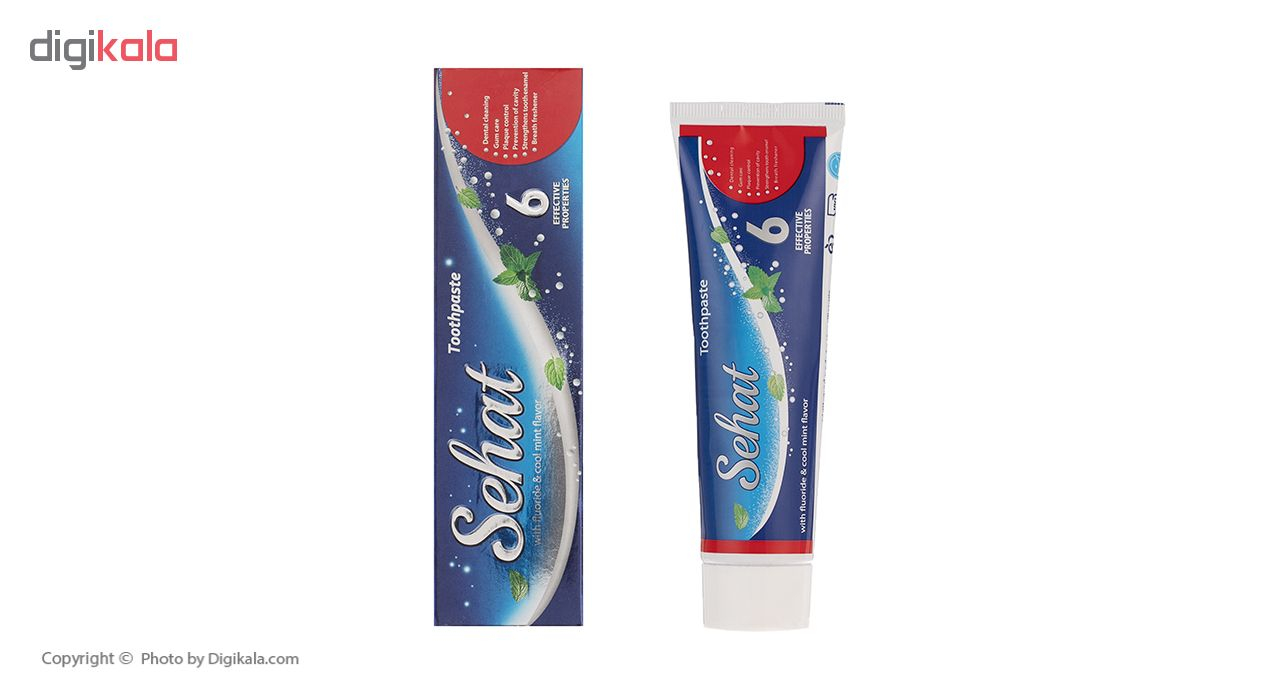 خمیر دندان صحت مدل 6Effective مقدار 120 گرم