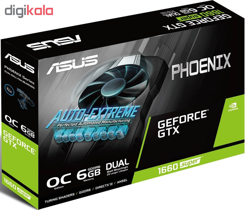 کارت گرافیک ایسوس مدل PH-GTX1660S-O6G 2