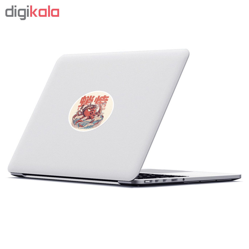 استیکر لپ تاپ ماسا دیزاین طرح هشتپا مدل STK245