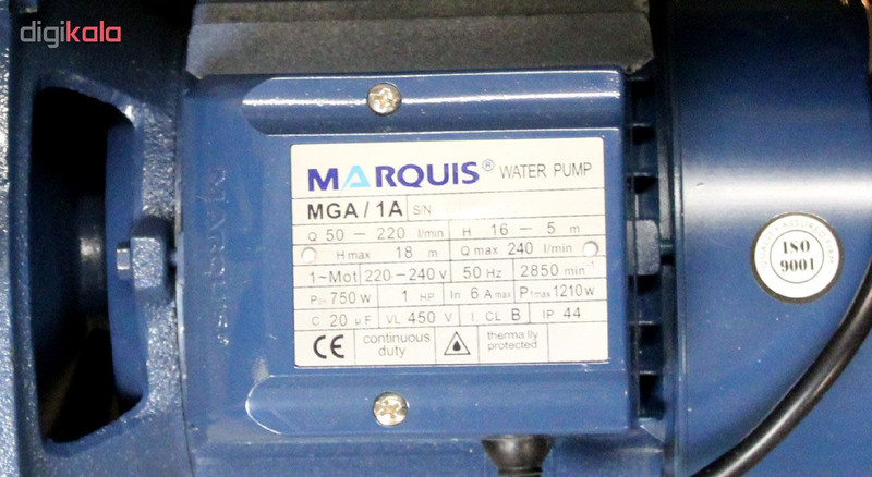پمپ آب مارکیوس مدل MGA/1A
