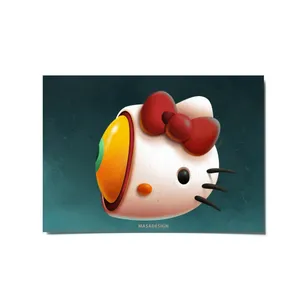 کارت پستال ماسا دیزاین طرح کیتی کد postv04