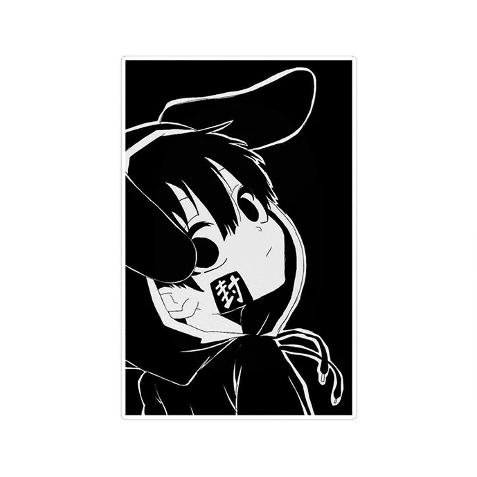 استیکر لپ تاپ ماسا دیزاین طرح ANIME مدل STKO3
