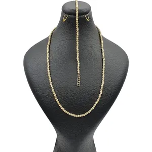 نیم ست طلا 18 عیار زنانه آزوریت کد FL00070