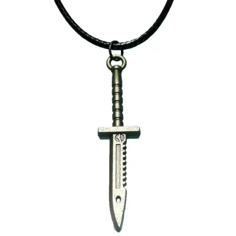 گردنبند مردانه مدل شمشیر کد 203