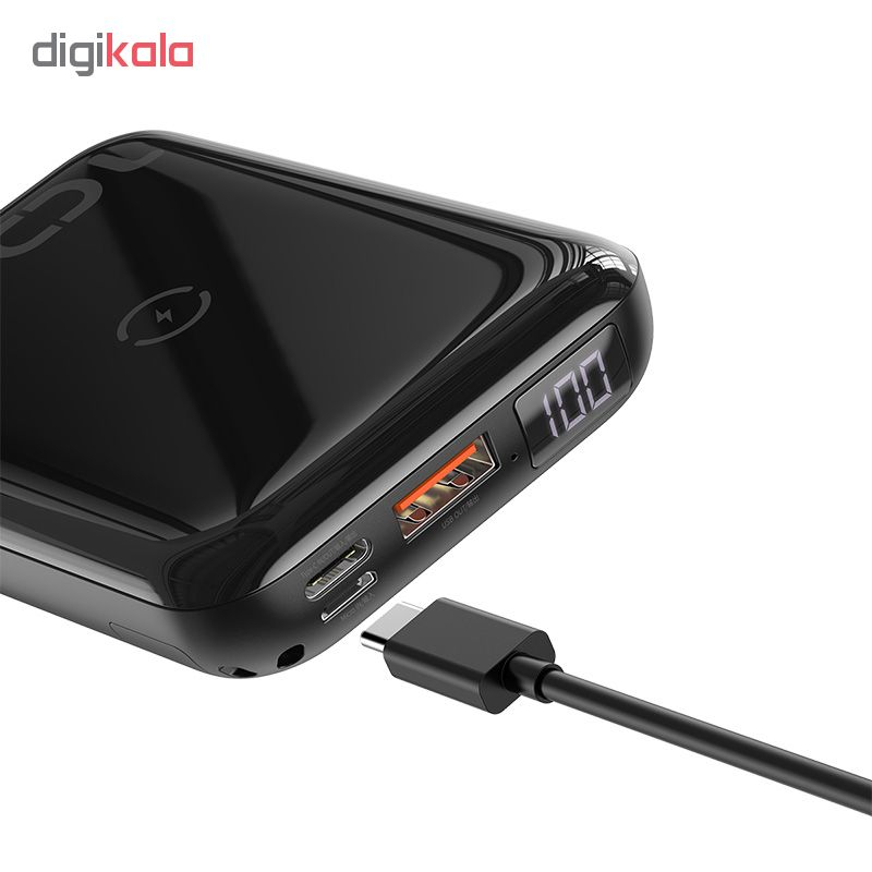 شارژر همراه بی سیم  باسئوس مدل Mini S Bracket ظرفیت 10000 میلی آمپرساعت