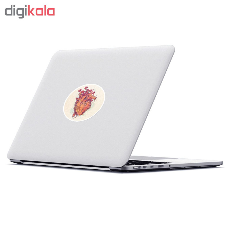 استیکر لپ تاپ ماسا دیزاین طرح قلب مدل STK255