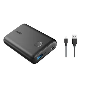 شارژر همراه انکر مدل A1230 PowerCore II با ظرفیت 10000 میلی آمپر ساعت به همراه کابل تبدیل microUSB