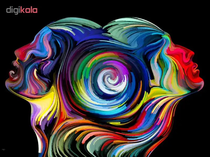 پوستر دیواری سه بعدی طرح بلک لایت کد ARTS794