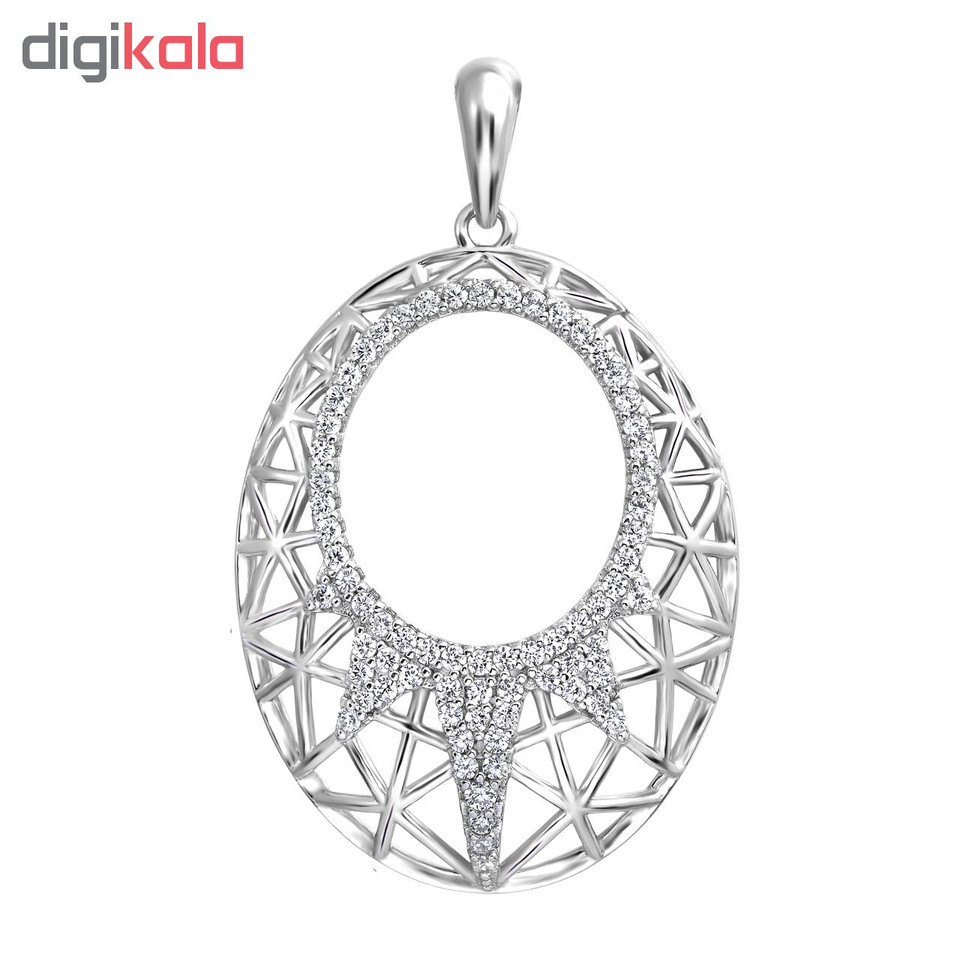آویز گردنبند نقره زنانه اقلیمه کد VN425 آویز گردنبند نقره زنانه اقلیمه کد VN425