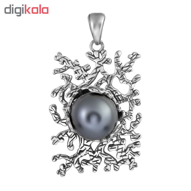 آویز گردنبند نقره زنانه اقلیمه کد VN427