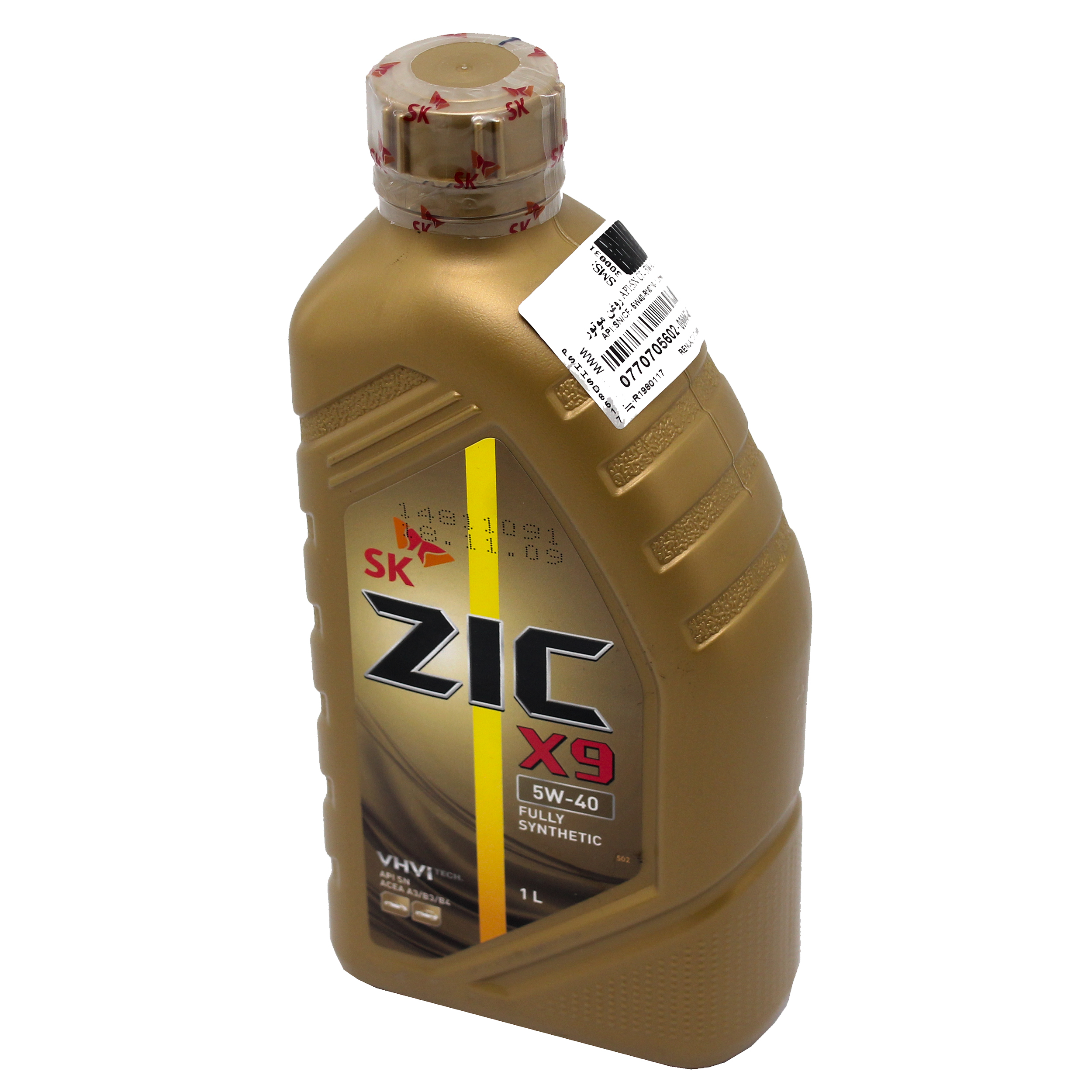 روغن موتور خودرو زیک مدل X9 حجم 1000 میلی لیتر