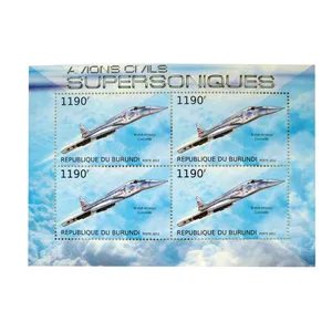 تمبر یادگاری مدل concorde کد 1315 بسته 4 عددی