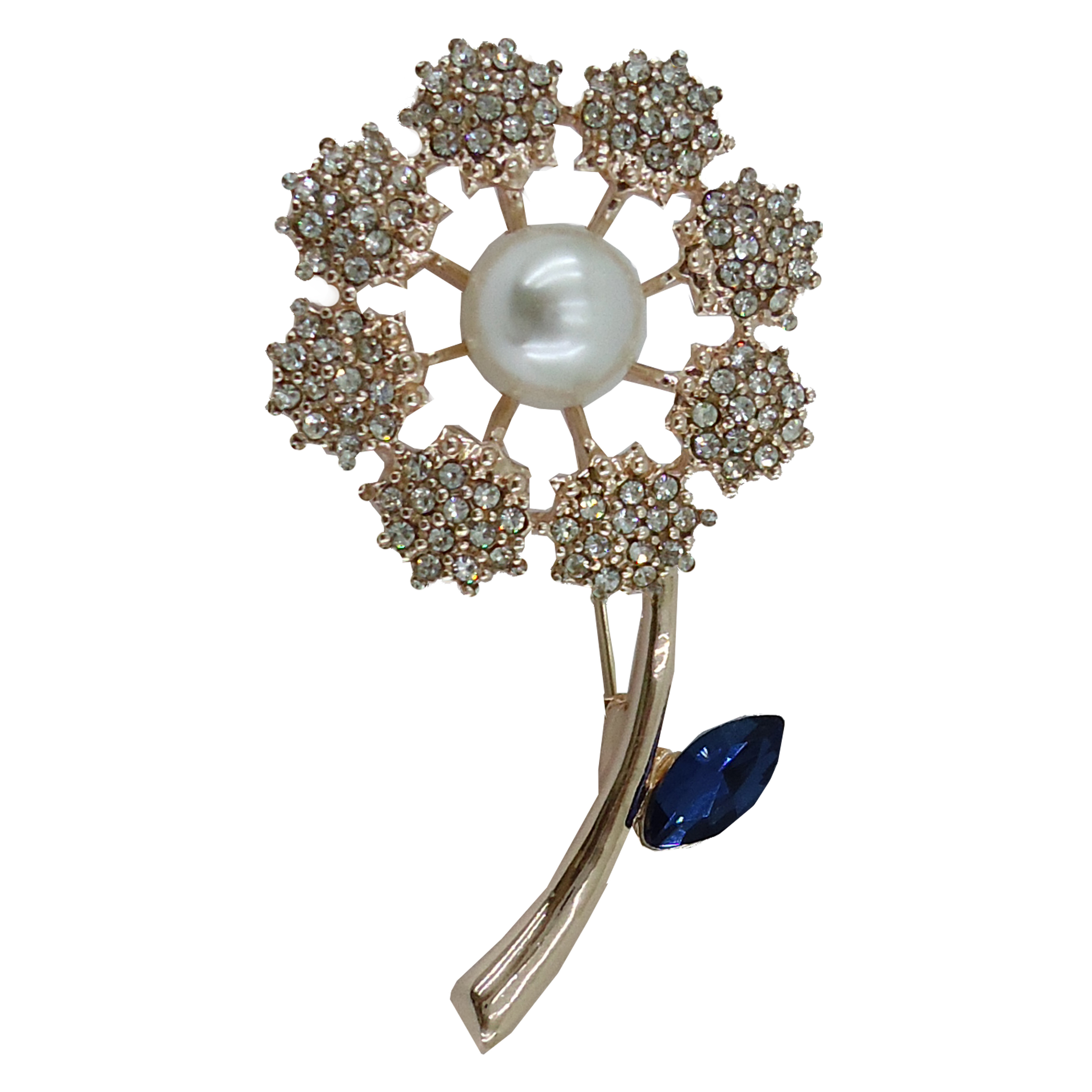 گل سینه زنانه آی جواهر کد 11825GOL