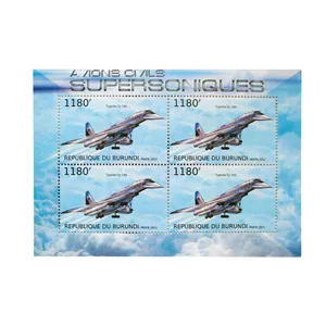 تمبر یادگاری مدل 2tupolev tu144-2 کد 875 بسته 4 عددی