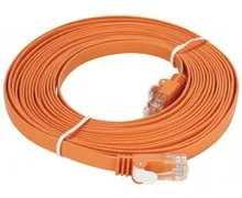 دی لینک پچ کورد CAT5E بدون شیلد Flat رنگ نارنجی NCB-5EUORGF1-5