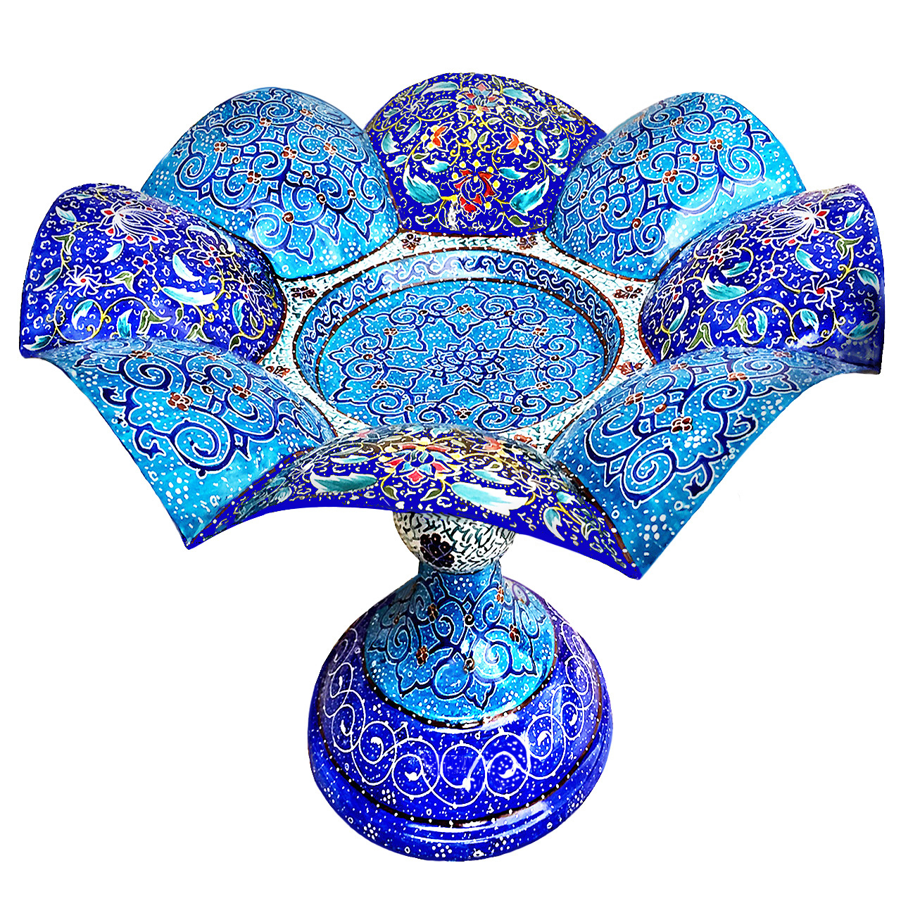 شیرینی خوری میناکاری آسمانی مدل Conf-7