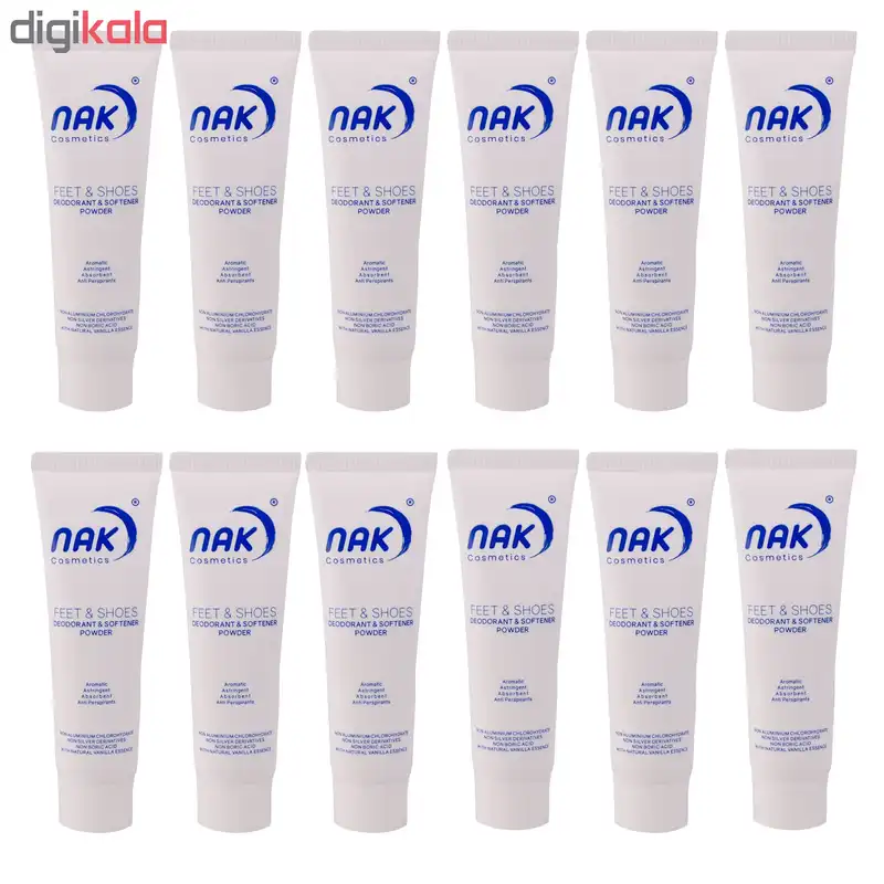 پودر بوگیر کفش ناک کد 30 بسته 12 عددی