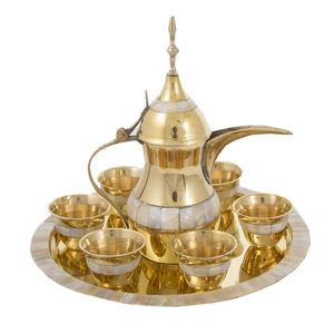 سرویس چایخوری برنجی کد 489