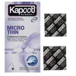 کاندوم کاپوت مدل Micro Thin بسته 12 عددی به همراه کاندوم گود لایف مدل کلاسیک مجموعه 2 عددی