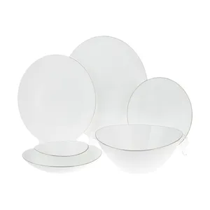 سرویس غذاخوری 26 پارچه فرانسوا طرح نیلوفر