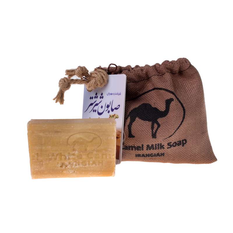 صابون شستشو ایران گیاه مدل شیر شتر وزن 100 گرم