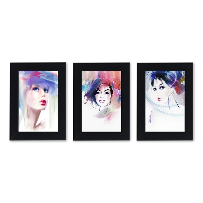 تابلو گروه تولیدی بکلیت مدل A004 طرح چهره مجموعه 3 عددی