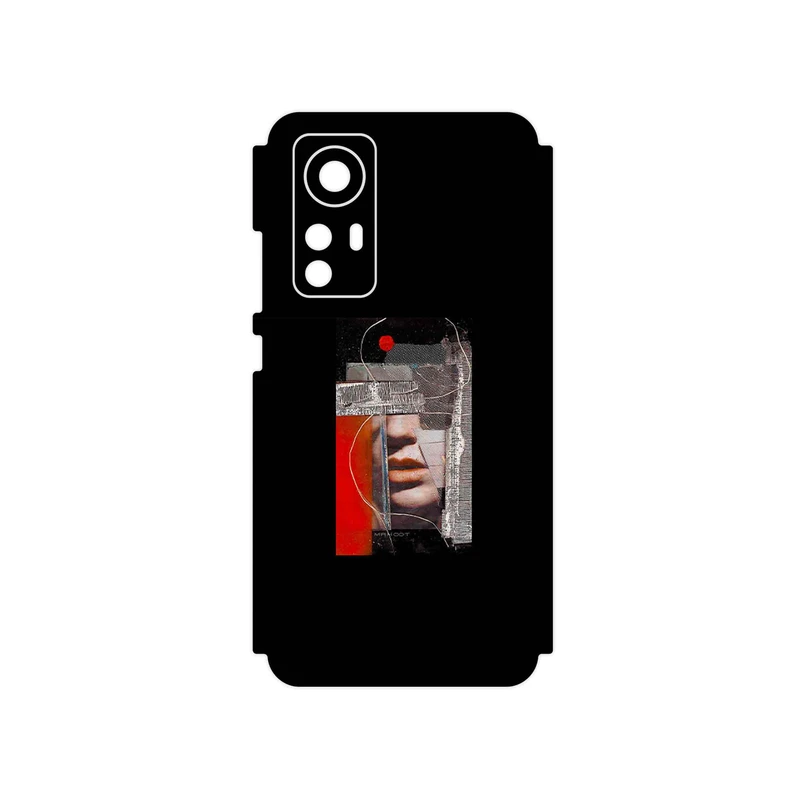 برچسب پوششی ماهوت مدل Collage of Mouth مناسب برای گوشی موبایل شیائومی 12