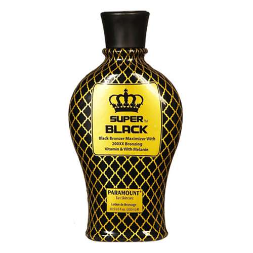 لوسیون سولاریوم بدن پارامونت مدل Super Black حجم 300 میلی لیتر