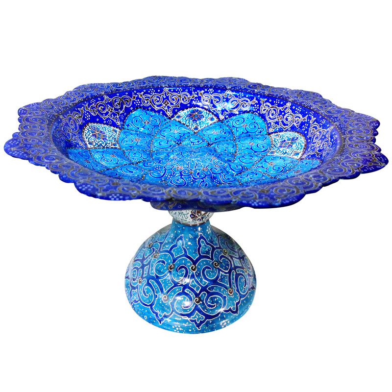 شیرینی خوری میناکاری آسمانی مدل M-Conf-11