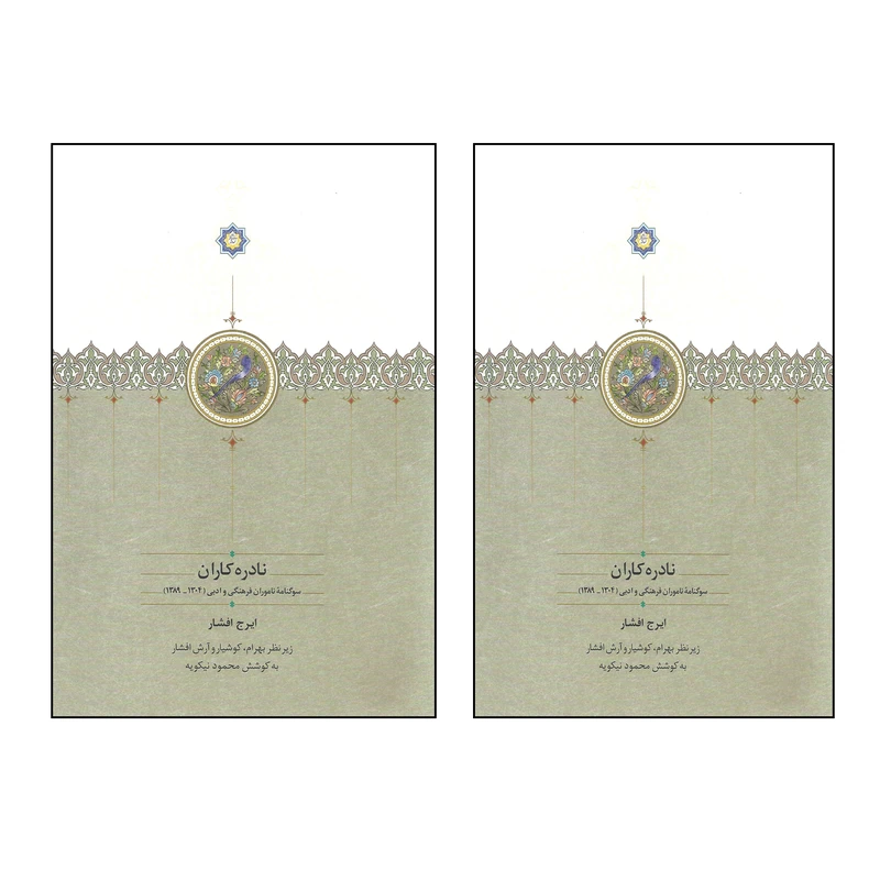 کتاب نادره کاران اثر ایرج افشار انتشارات دکتر محمود افشار دو جلدی