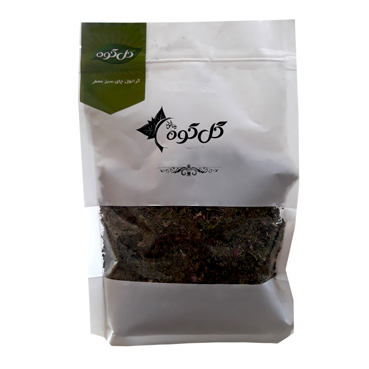 دمنوش چای سبز معطر گلکوه مقدار 120 گرم