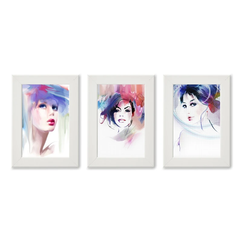 تابلو گروه تولیدی بکلیت مدل A004 طرح چهره مجموعه 3 عددی