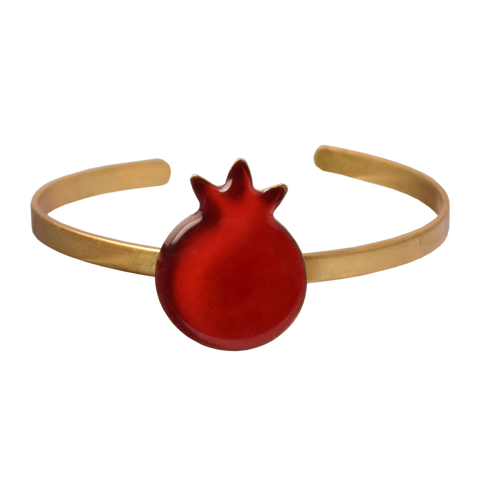 دستبند زنانه ماهدخت طرح انار قرمز کد 149 -  - 1