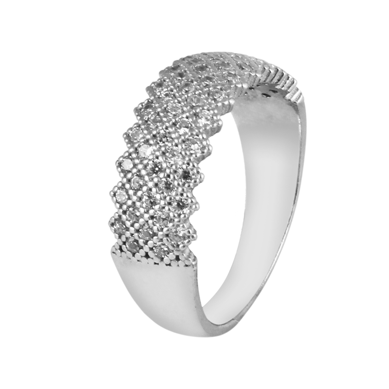 انگشتر نقره زنانه مد و کلاس کد 1000513-7