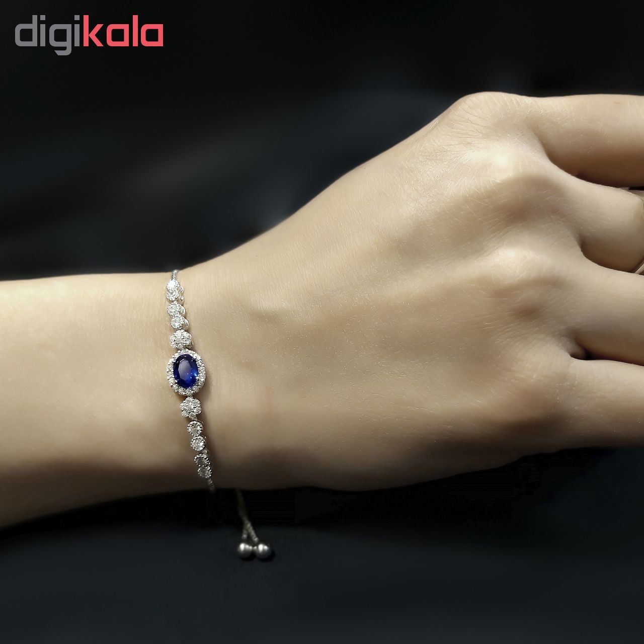 دستبند نقره زنانه اقلیمه کد DN461