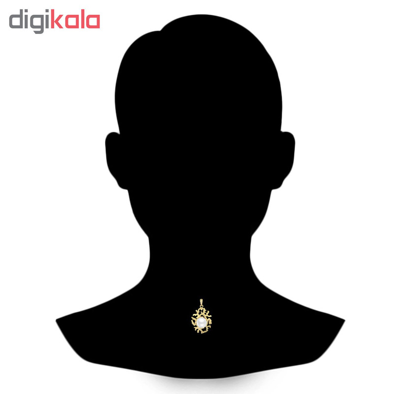 آویز گردنبند نقره زنانه اقلیمه کد VN428